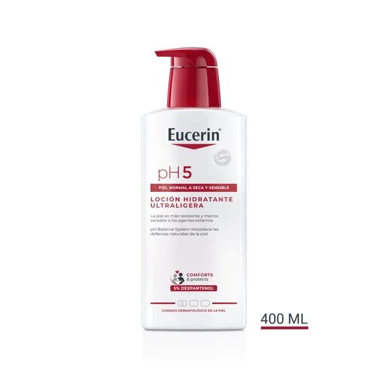 Eucerin Loción Ultraligera Hidratante Corporal pH5 400ml