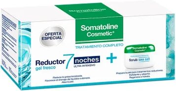 Somatoline Reductor Pack de Gel Fresco 7 Noches de 400ml + Exfoliante de 350 g