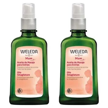 Weleda Aceite de Masaje para Estrías 2x100ml