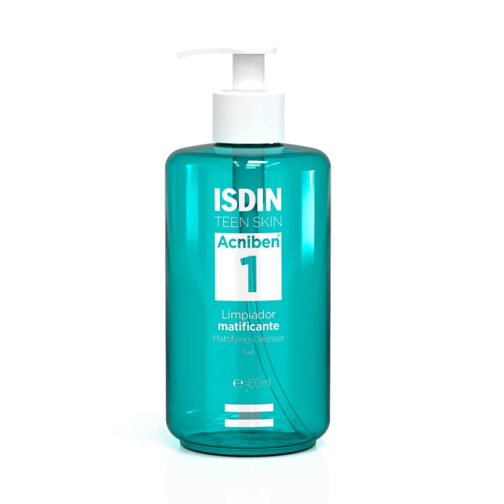 Isdin Acniben Gel Limpiador Mate 400 ml