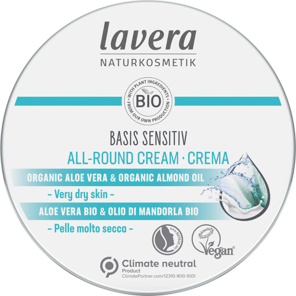 Lavera Crema para cara y cuerpo All-Round Cream Basis Sensitiv