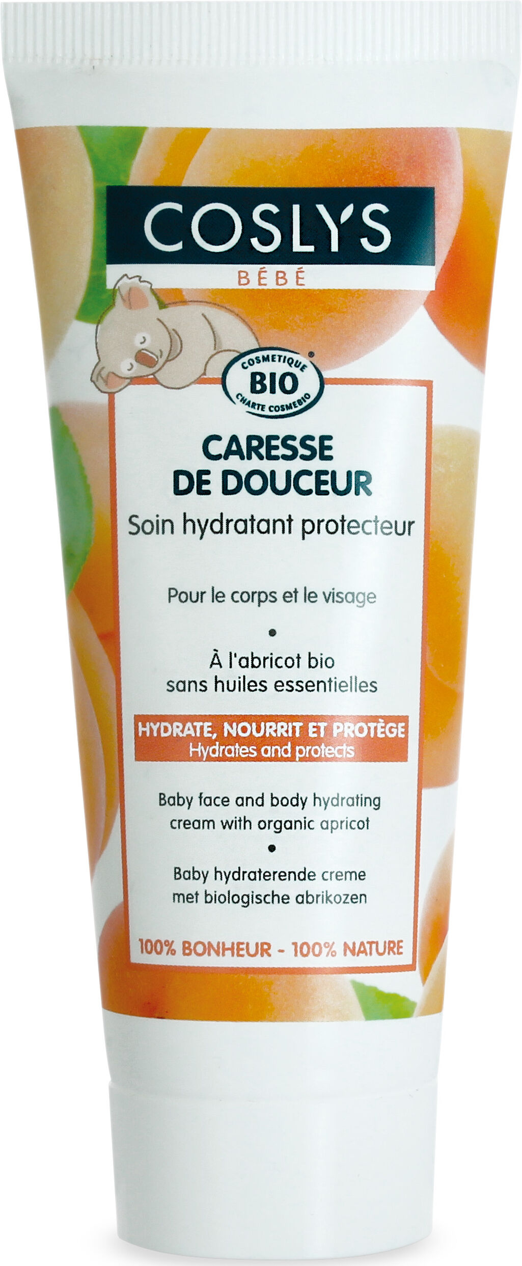 Coslys Crema hidratante protectora para bebé Caresse De Douceur