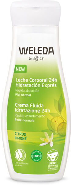 Weleda Leche Corporal 24 horas Hidratación Exprés con Citrus