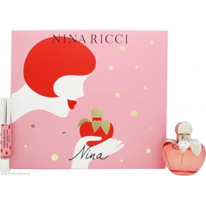 Nina Ricci Nina Gift Set 50ml EDT + 2.5ml Lipstick