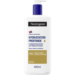 Neutrogena Hydratation Profonde Lait Enrichi en Huile 400ml - Publicité