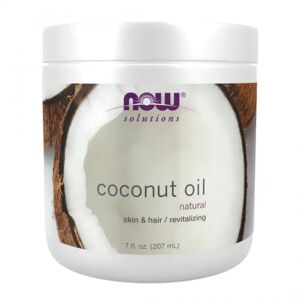 Now Foods Huile de coco 100% pure pour la peau et les cheveux - 207ml