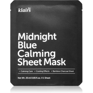 Klairs Midnight Blue Calming Sheet Mask masque apaisant en tissu 25 ml - Publicité