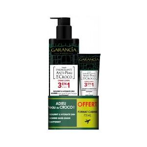 Garancia Ensorcelante Formule Anti-Peau de Croco 3en1 400 ml + Format Voyage 75 ml Offert - Lot 2 produits