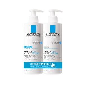 La Roche-Posay Lipikar AP+ M Baume Relipidant Lot de 2 x 400 ml - Lot 2 x 400 ml - Publicité