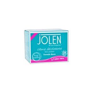 Jolen Creme Decolorante Formule Douce a l'Aloe Vera 125 ml + Activateur 30 g - Boîte 1 creme + 1 activateur