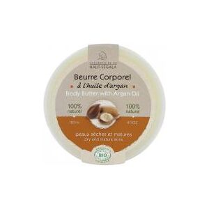 Laboratoire du Haut-Segala Beurre Corporel a l'Huile d'Argan Bio 120 ml - Pot 120 ml