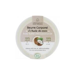 Laboratoire du Haut-Segala Beurre Corporel a l'Huile de Coco Bio 120 ml - Pot 120 ml