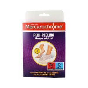 Mercurochrome Pedi-Peeling Masque Exfoliant 1 Paire - Boîte 1 paire