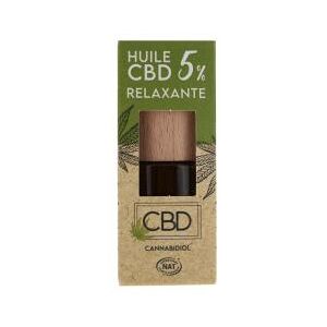 Nutriviel Huile CBD 5% Relaxante 15 ml - Flacon compte goutte 15 ml