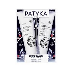 PATYKA Body Gommage Corps Revitalisant Bio 150 ml+ Lait Corps Hydratant Douceur Bio 150 ml Offert - Coffret 2 produits dont 1 offert