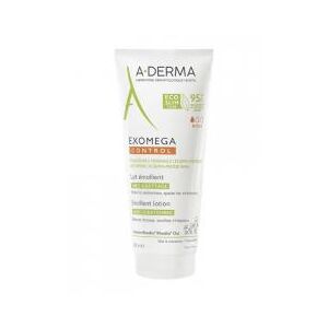 A-Derma Exomega Control - Lait Émollient Anti-Grattage - Peaux Seches a Tendance a l'Eczema Atopique 200 ml - Tube 200 ml