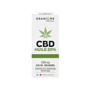 Granions Huile Cbd 20% Flacon 10 ml - Flacon compte goutte 10 ml