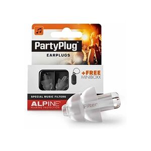 Alpine Electronics Alpine bouchons d'oreilles PartyPlug 12 mm thermoplastique transparent - Publicité