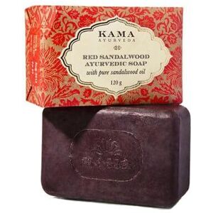 Savon à l Huile de Santal Rouge (120g), Savon ayurvédique au bois de santal rouge, Kama Ayurveda