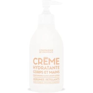 Compagnie de Provence La  Crème Corps et Mains 300ml Parfum Agrumes Pétillants Flacon Pompe - Publicité