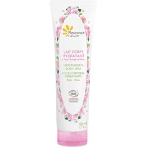 Fleurance Nature - Lait Corps Hydratant bio à l'eau florale de rose- certifié bio Cosmos Ecocert- 150ml soin corporel femme lait corporel parfumé femme 26163 - Publicité