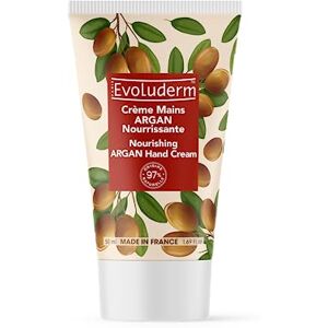 Evoluderm – Crème Mains Argan – 50 ml – 97% d’Origine Naturelle – Végan – Fabrication Française - Publicité