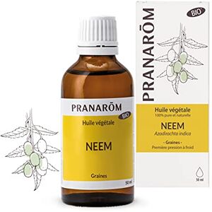 Pranarôm Huile Végétale Neem Bio   Azadirachta indica Vierge de première pression à froid   50 ml - Publicité