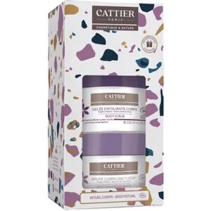 Cattier Set Body Ritual Box Balm and Exfoliate