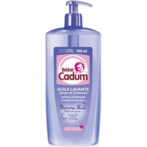 Bébé Bonne Nuit Huile Lavante Corps & Cheveux Lavante Apaisante Camomille & Fleur d'Oranger 750ml