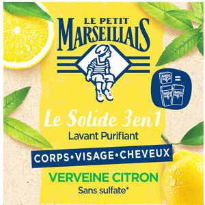 Savon Solide 3 en 1 Lavant Purifiant Verveine Citron 80g