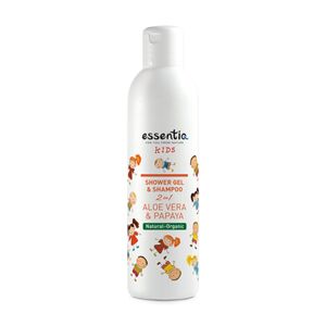 Essentiq Gel douche et shampoing naturel pour bebe - aloe vera et papaye, 250 ml
