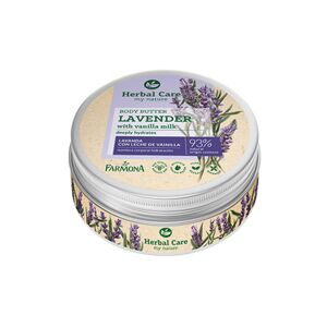 Herbal Care Beurre corporel - lavande & lait de vanille, 200 ml