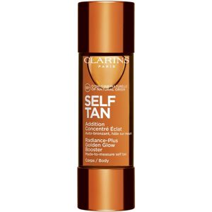 Clarins - Self Tan Addition Concentré Eclat Corps Auto-Bronzant 99% d'ingrédients d'origine naturelle 30 ml - Publicité