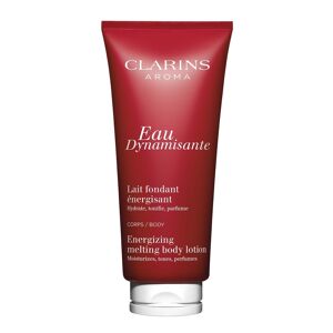 Clarins - Eau Dynamisante lait Fondant Energisant Hydrate, tonifie, parfume Lait Hydratant 200 ml - Publicité