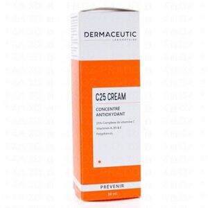 DERMACEUTIC Prévenir - C25 cream concentré antioxydant flacon 30ml - Publicité