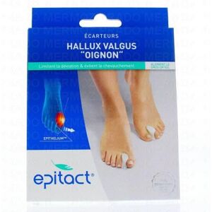 Écarteurs d'hallux valgus oignon à l'épithélium lot de 2