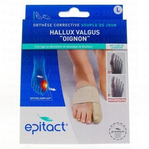 Orthèse corrective de l'hallux valgus oignon taille l (23 à 24.5 cm)