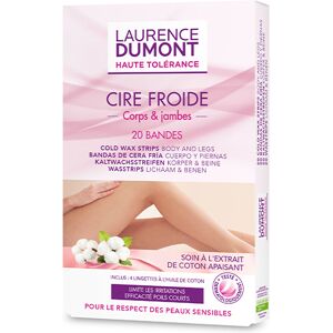 Bandes Cire Froide Corps & Jambes Haute Tolerance Laurence Dumont x20