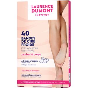 Bandes Cire Froide Jambes & Corps Laurence Dumont x40