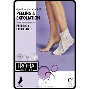 Masque Chaussettes Pieds Exfoliant Peeling Lavande Iroha Nature