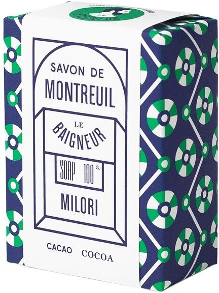 Le Baigneur Savon Milori 100gr - Beurre de Cacao cru et Argile Ghassoul