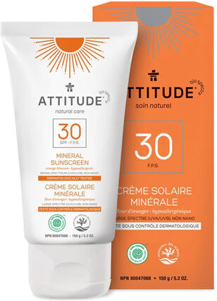 Attitude Crème Solaire SPF30 Fleur d'Oranger