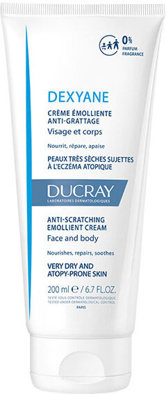 Ducray Dexyane Crème Émolliente Anti-Grattage 200ml