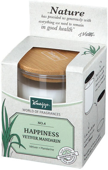 Kneipp Bougie Be Happy Mandarine Vétiver 145g