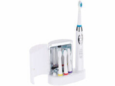 Newgen Medicals Brosse à dents électrique sonique avec chargeur et stérilisateur UV