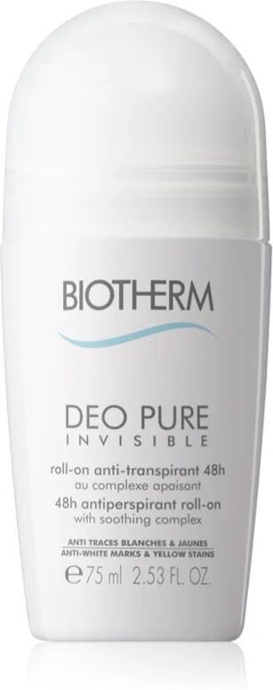 Biotherm Deo Pure Invisible Antiperspirant Roll-On 48h 75 ml