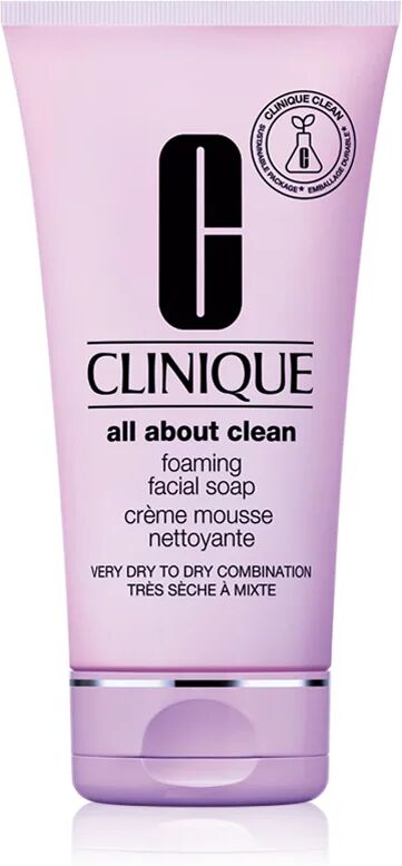 Clinique Foaming Sonic Facial Soap Creamy Foaming Soap for Dry and Combination Skin 150 ml