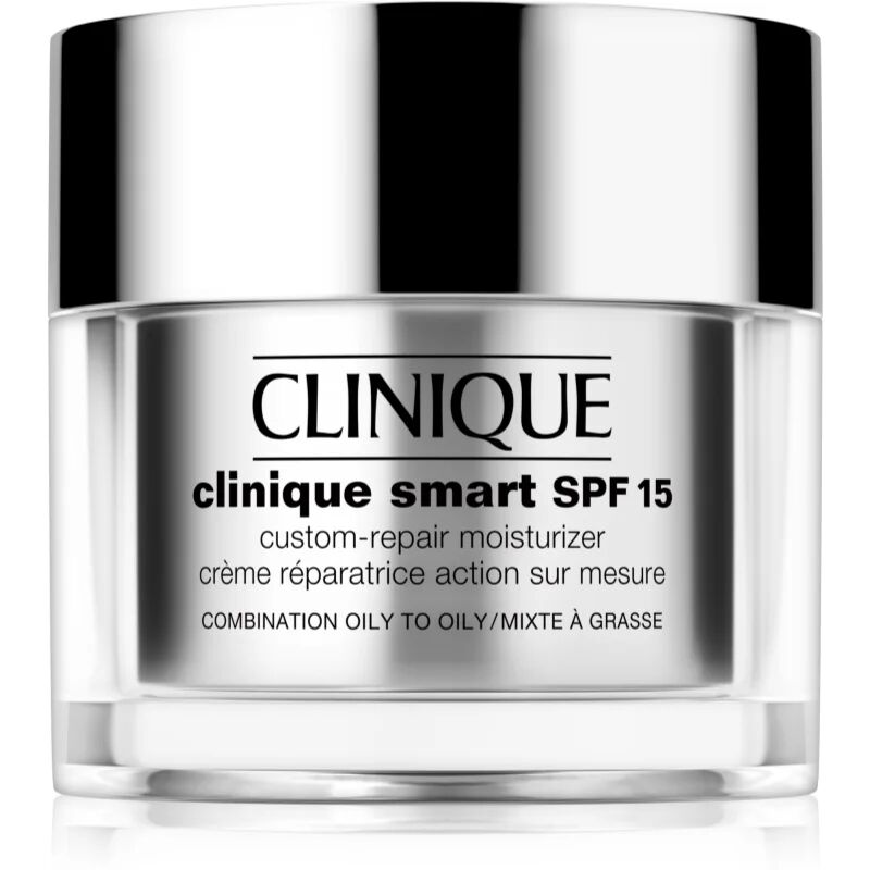 Clinique Smart™ SPF 15 Custom-Repair Moisturizer Anti-Wrinkle Moisturising Day Cream for Oily Skin SPF 15 50 ml