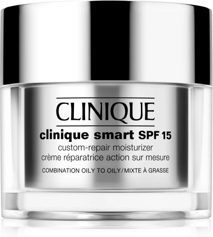 Clinique Smart™ SPF 15 Custom-Repair Moisturizer Anti-Wrinkle Moisturising Day Cream for Oily Skin SPF 15 50 ml