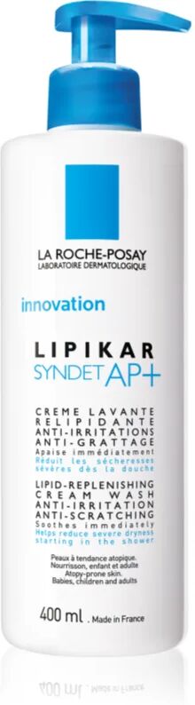 La Roche-Posay Lipikar Syndet AP+ Cleansing Creamy Gel Against Irritation And Itching 400 ml